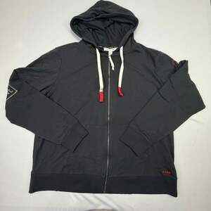 Peace Love World I Am Blessed Black Full Zip Up Graphic Hoodie XL